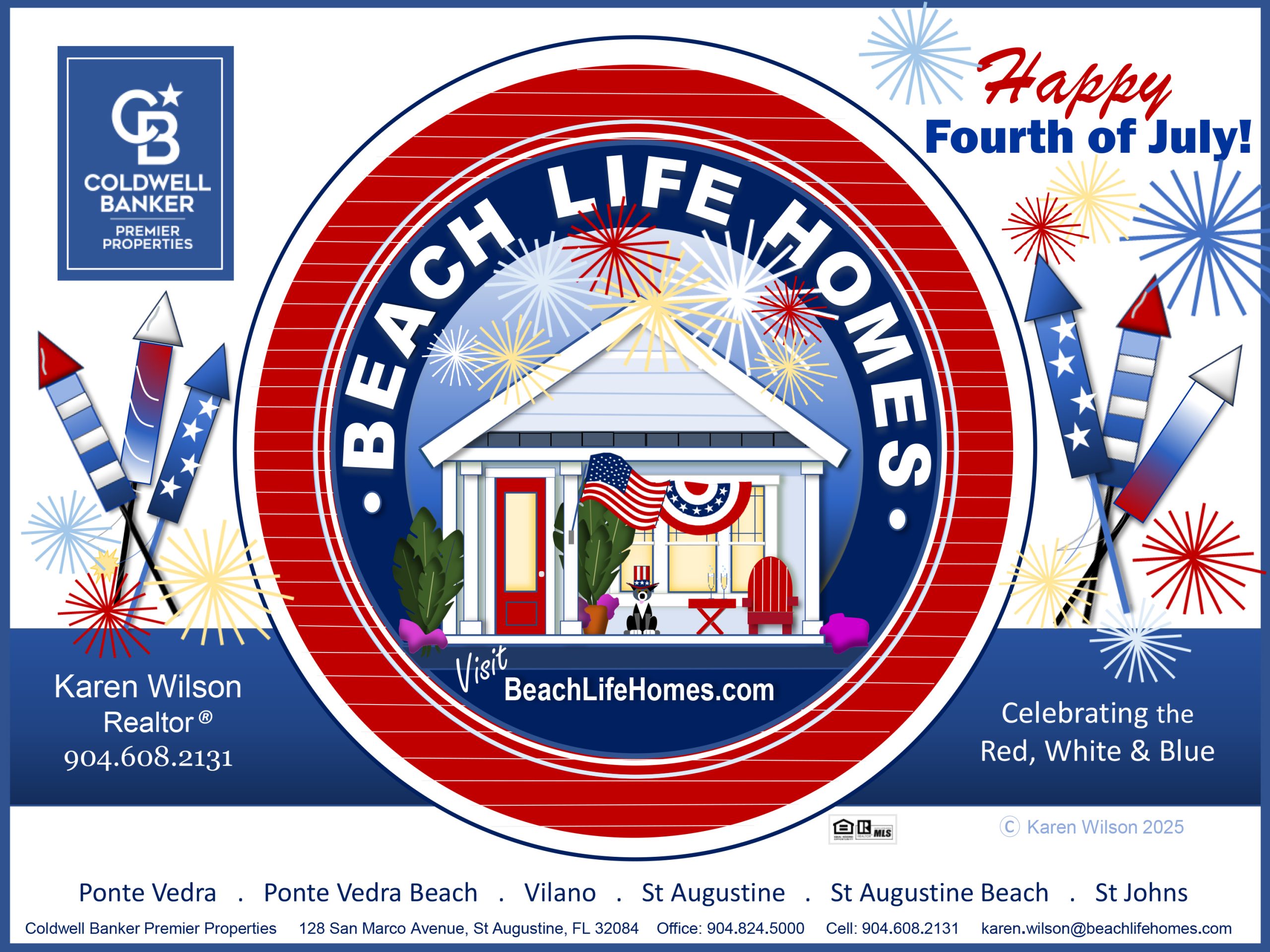 Beach LIfe Homes - July 4th - 2025