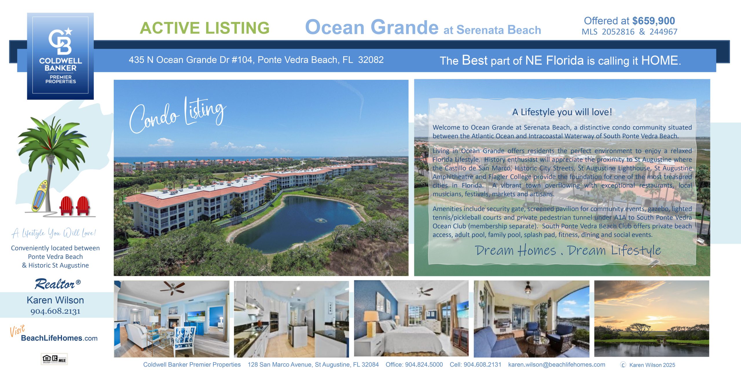 Graphic for Website - Ocean Grande, 435-104, updated with aerials